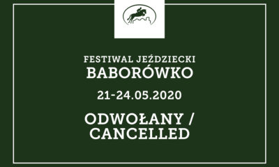 Festiwal Jeździecki Baborówko 2020 odwołany